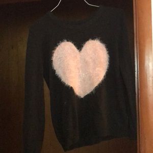 Black and pink sweater